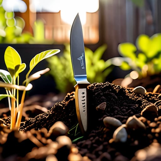 The Hori Hori Knife for small gardens.