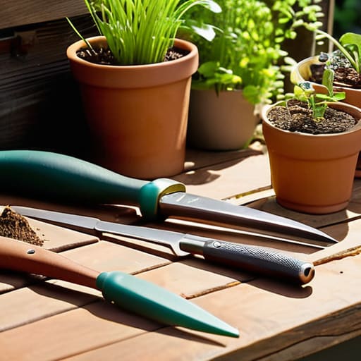 Useful gardening tools for small backyard vegetable patches.