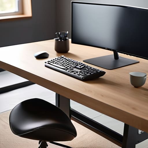 Designing an ergonomic workstation layout.
